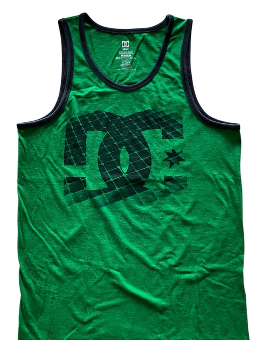 DC Tank Top with Black Logo